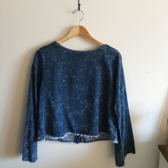 cloth & stone Tops - Cloth & Stone fringe corduroy top